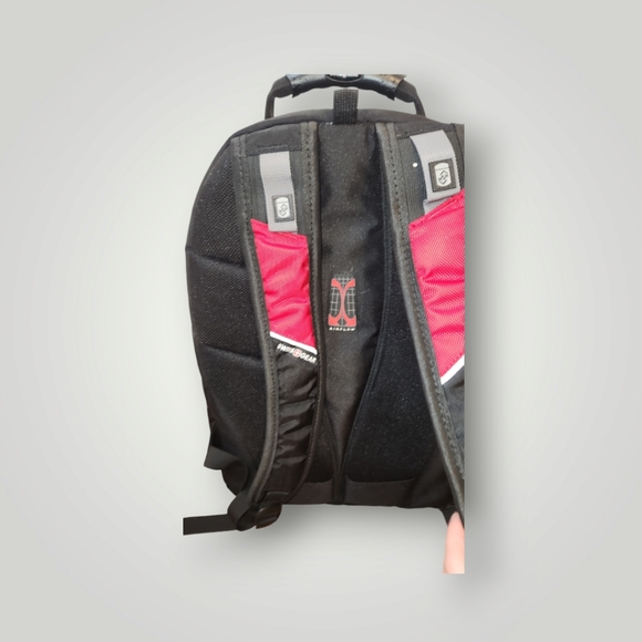 Swiss Army backpack Black Red Perfect For Air Travel Laptop backpack - Picture 6 of 16